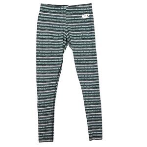 NIKE Leggings Women’s Small Green White Leg-A-See Printed 7/8 Performance Active
